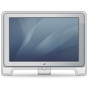 Cinema Display Old Front (graphite) Icon 128x128 png